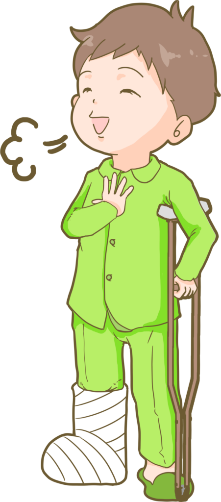 入院中のこども